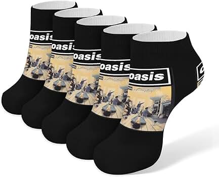 Amazon.co.jp: 靴下 5足セット オアシス OASIS バンド メンズ くるぶし