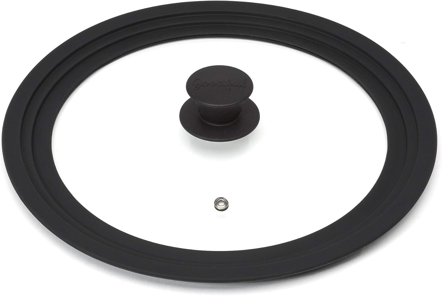 Goodful Universal Lid for Pots, Pans and Skillets, Tempered Glass Steam