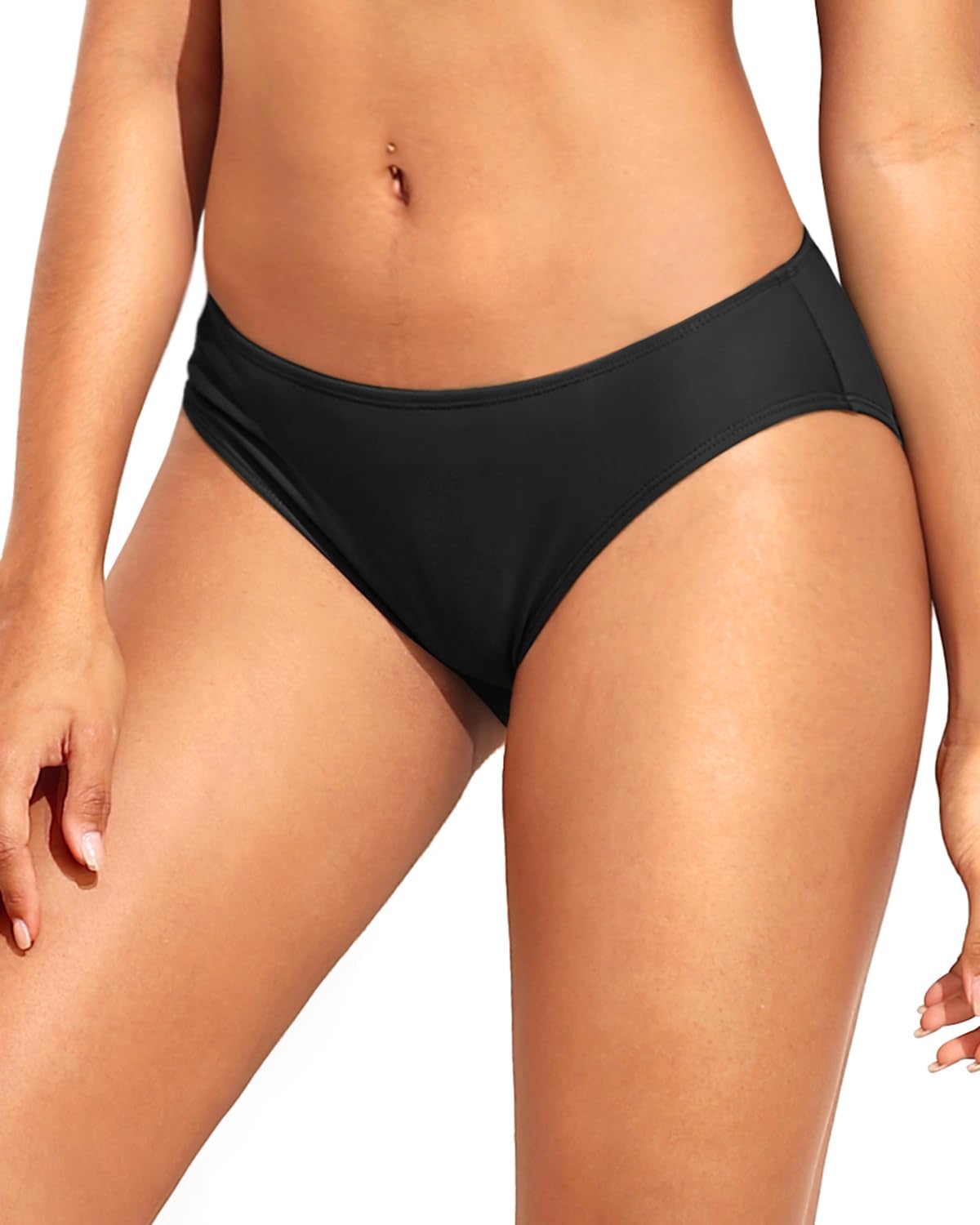 Tempt Me Women Strappy Bikini Bottom Full Coverage Bathing Suit Bottoms Swimsuit Bottom