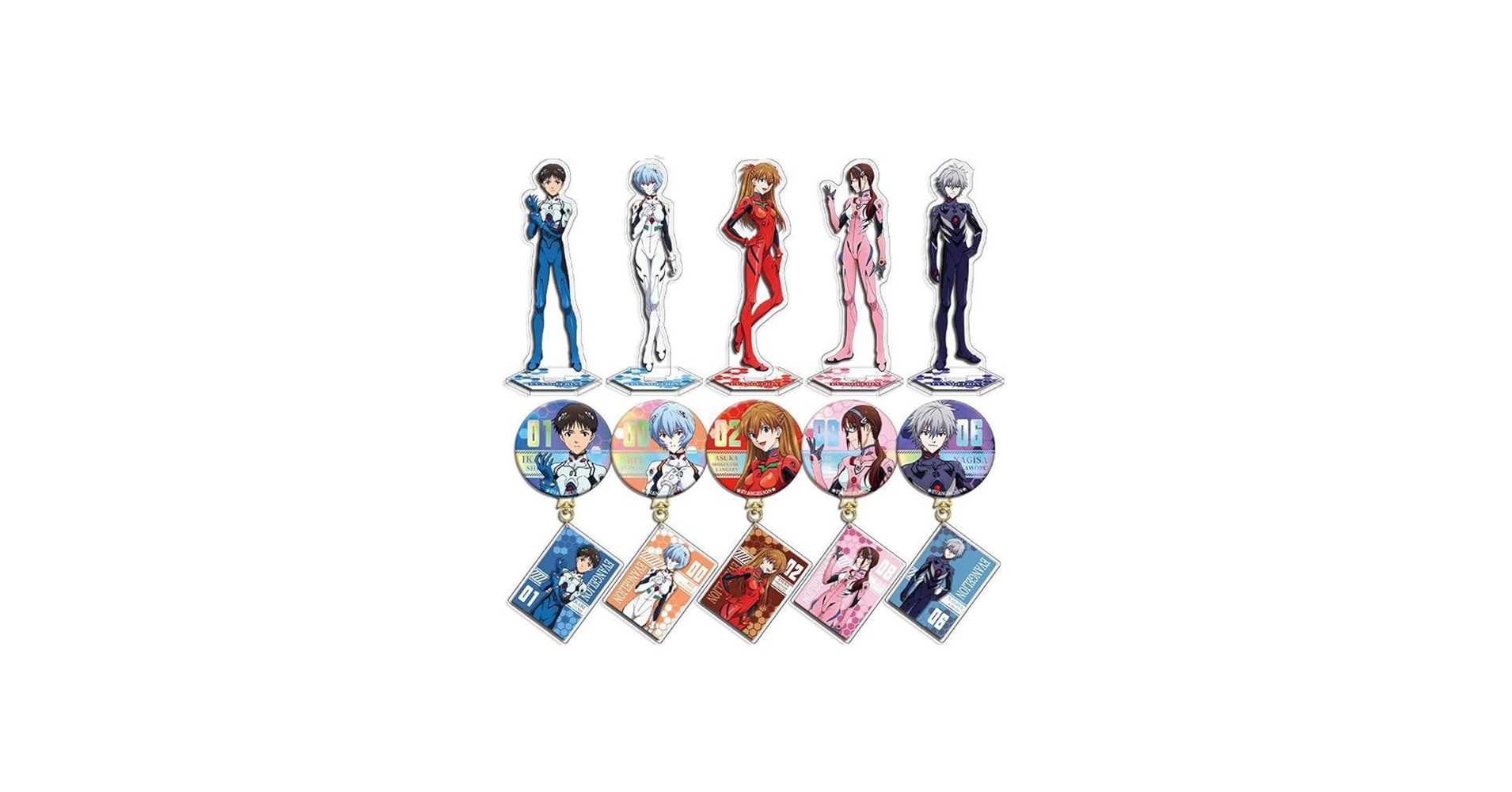 Amazon.co.jp: エヴァンゲリオン アクリルスタンド キーホルダー
