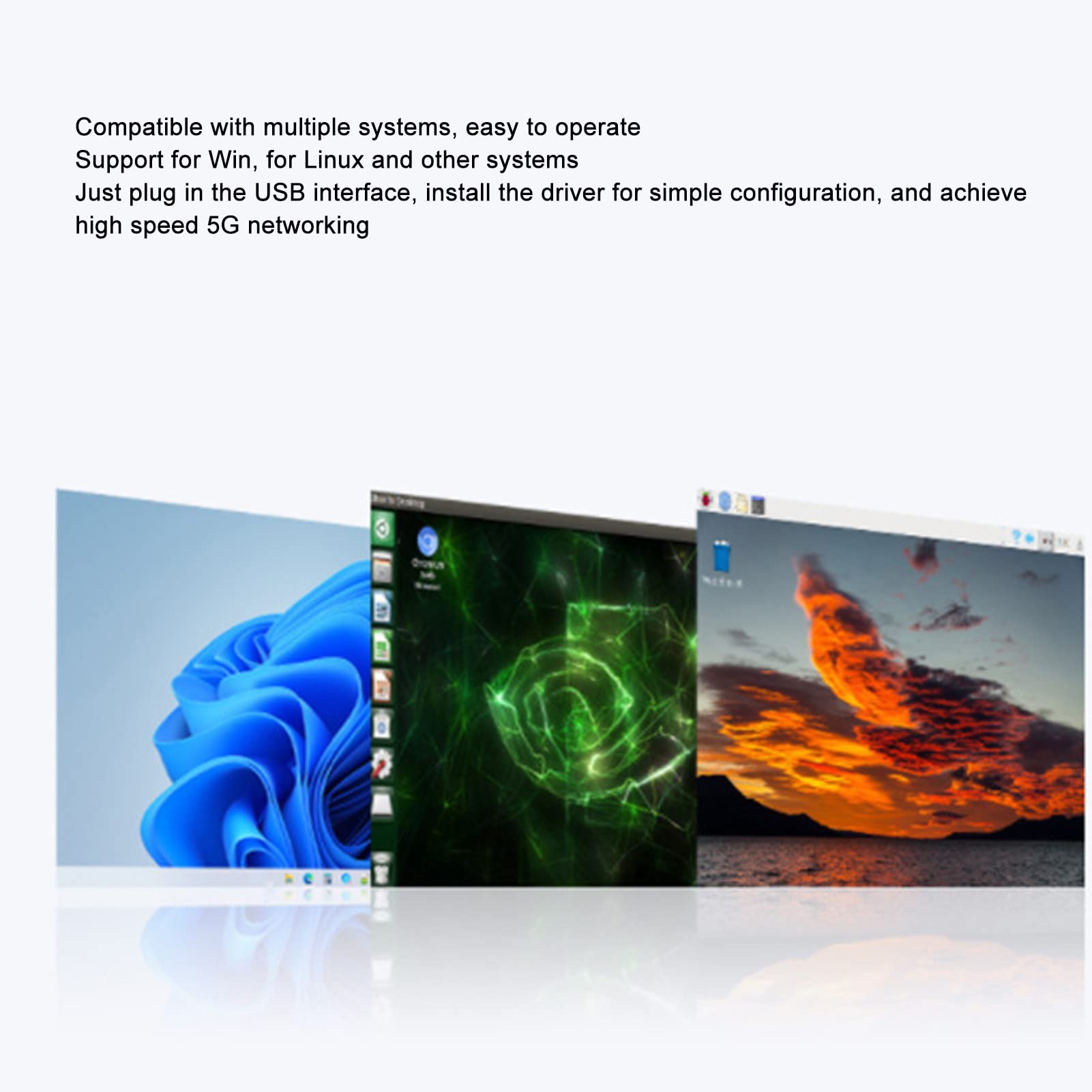 5G DONGLE Erweiterungskarte, USB3.1 zu M.2 Key B Karte 4 Antennen 5G DONGLE WiFi Karte für 5G Modul Laptop Internet