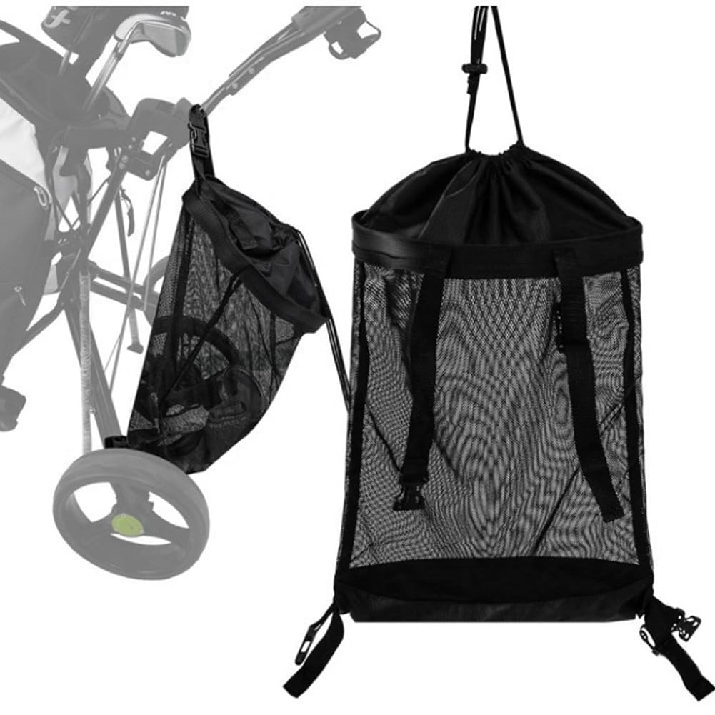 Trolley-Netztasche, Universelle Golf-Push-Cart-Netztasche, Organizer, Aufbewahrungstasche, Golfwagen-Zubehör