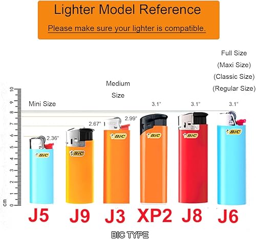 Miniatura 3 de Funda para encendedor Funda de metal Vintage Dot Patrón Diseño para BIC Tamaño Completo Encendedor J6 Marrón