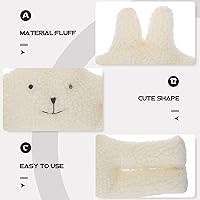 Vista 2 de LIFKOME Tope decorativo para puerta interior de puerta de gato, lindo tope de puerta de vaca, para mantener la puerta abierta, antipellizcos