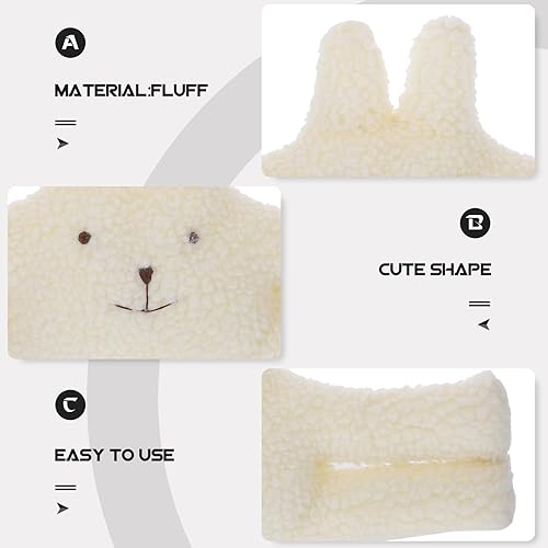 Miniatura 2 de LIFKOME Tope decorativo para puerta interior de puerta de gato, lindo tope de puerta de vaca, para mantener la puerta abierta, antipellizcos,