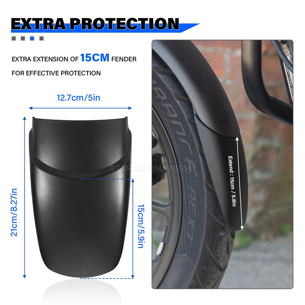 Estensione parafango anteriore GB 350S per Honda GB350S 2025> Prolunga parafango Accessori parafango