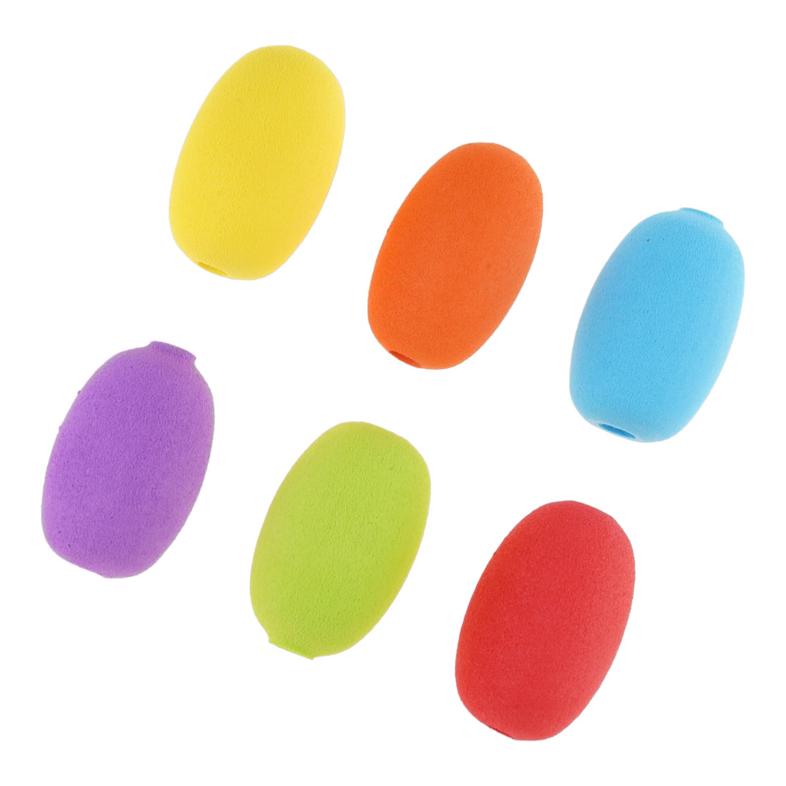 FackLOxc 6Pcs Pencil Holder Grips for Pens Pencils Ergonomic Writing Aid Foam Pen Grips for Children Preschooler Toddler Writing Aid