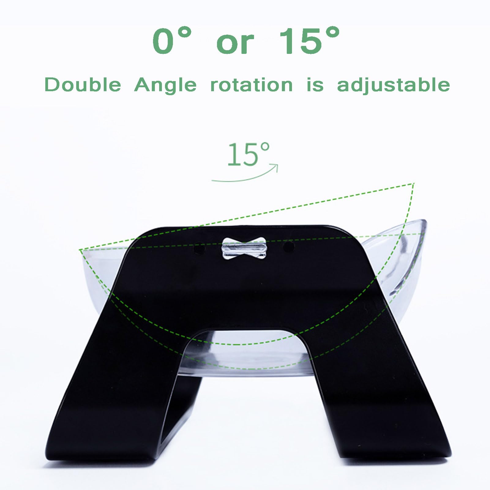 Pochylona miska na karmę dla kotów z podniesioną postawą, miska dla małych ras, karma dla psów z podstawką, miska do karmienia zwierząt domowych z antypoślizgową gumą, dla kotów i małych psów,