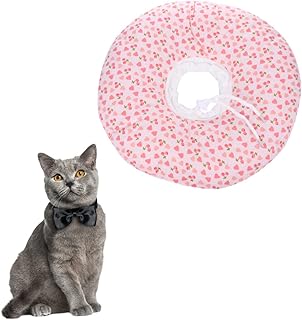 Hohopeti 1 Peça Coleira Para Cachorro Elizabeth Círculo Para Gato De Estimação Círculo Antiarranhões Para Cone De Gato Alternativa Pequena Coleira Para Cachorro Rosa Círculo Protetor