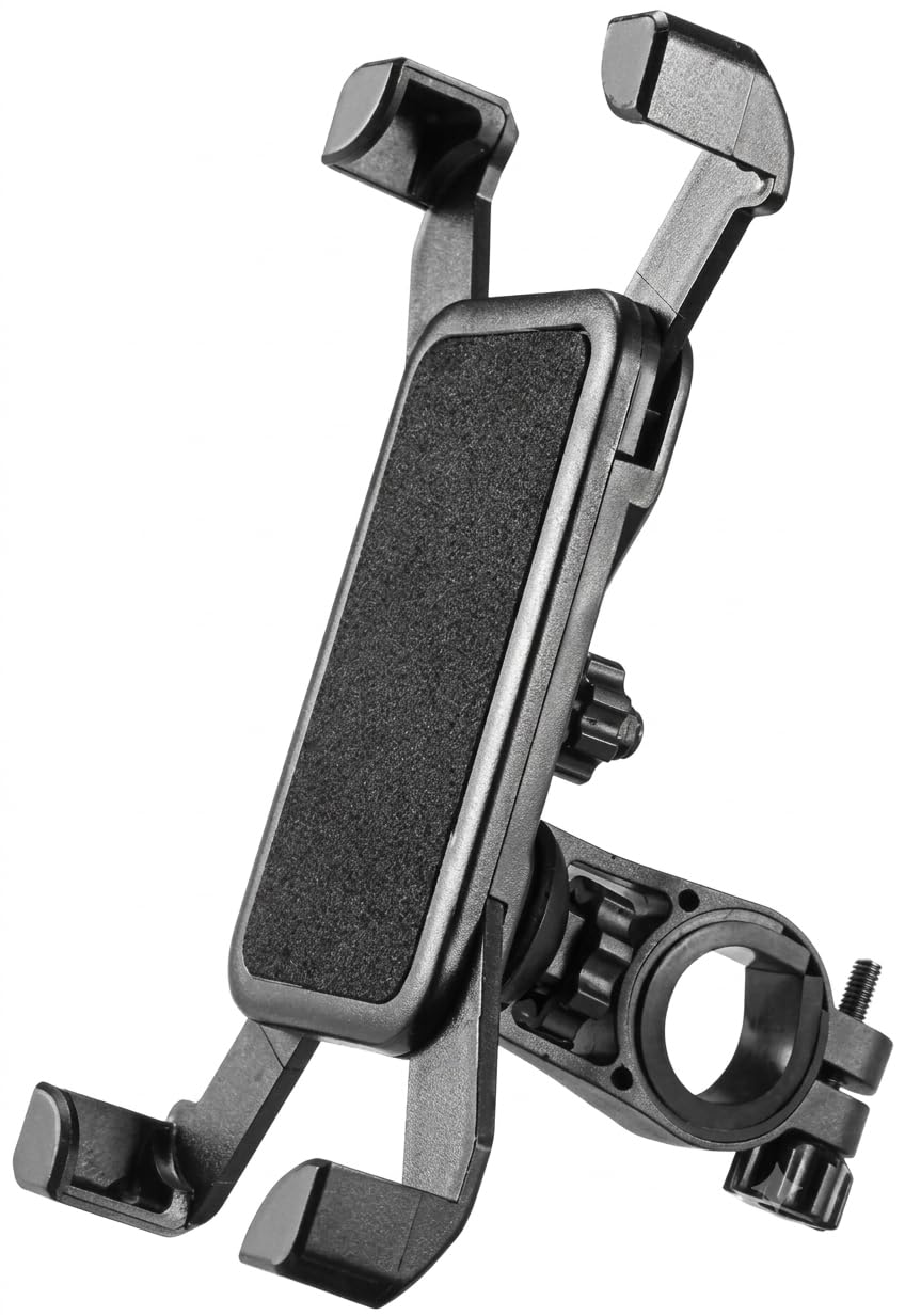 Wavva 360 Degree Adjustable Mobile Phone Holder for Bicycle | Bike | Motorcycle | Ideal for Maps | Navigation | Charging - Black-image-5