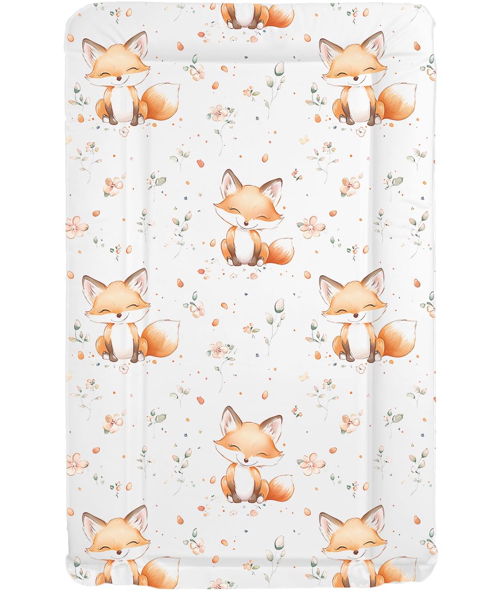 Sunnybabies Fox & Fern Baby Changing Mat Nursery Wipe Down Mat