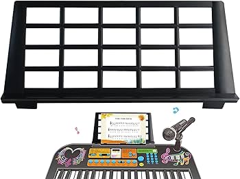 Amazon | キーボード譜面台 | 電子楽譜 | ポータブル楽譜、折りたたみ