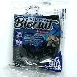 Massa Para Biscuit, Polycol, 90 Gramas, Preto