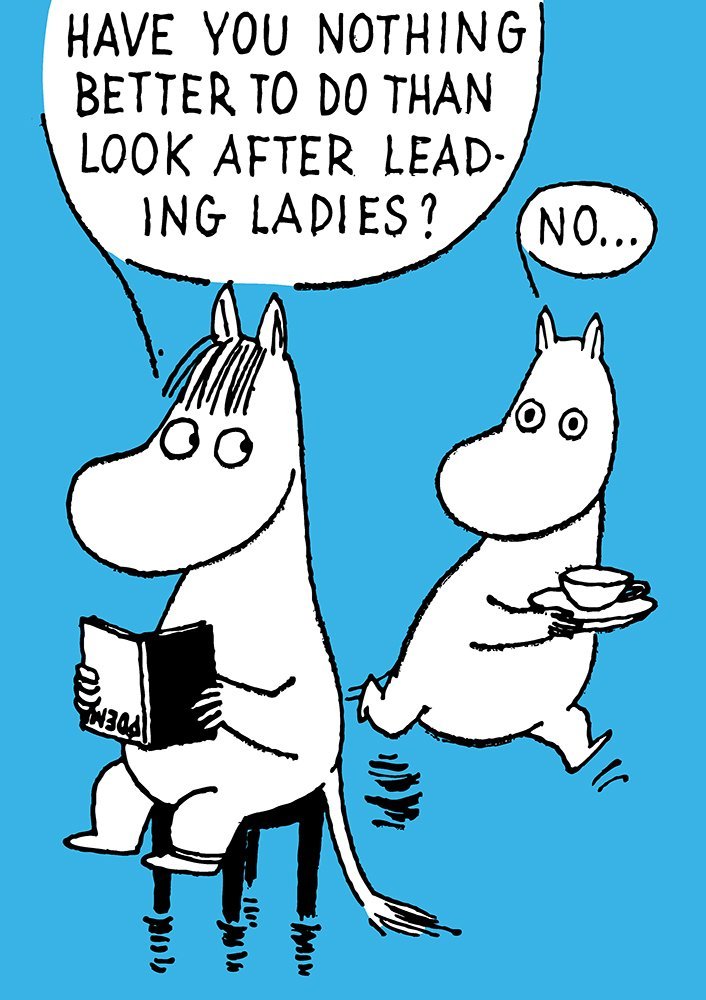 Moomin Leading Ladies Greeting Card