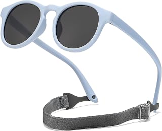 Baby Polarisierte Sonnenbrille 0-3 Jahre Silikon Sonnenbrille Kinder Flexible Anti UV400 UltraLicht Linse UV-Schutz im Freien
