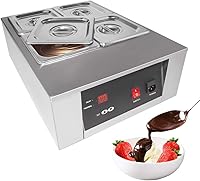 Vista 10 de GorillaRock Olla de fusión de chocolate Calentador eléctrico 110 V (1 tanque)