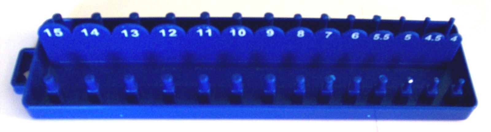 Sonny Battery Shop 168pc Socket Holder Tool Tray Socket Tray Rack Rail Holders Black/Blue Deep Shallow