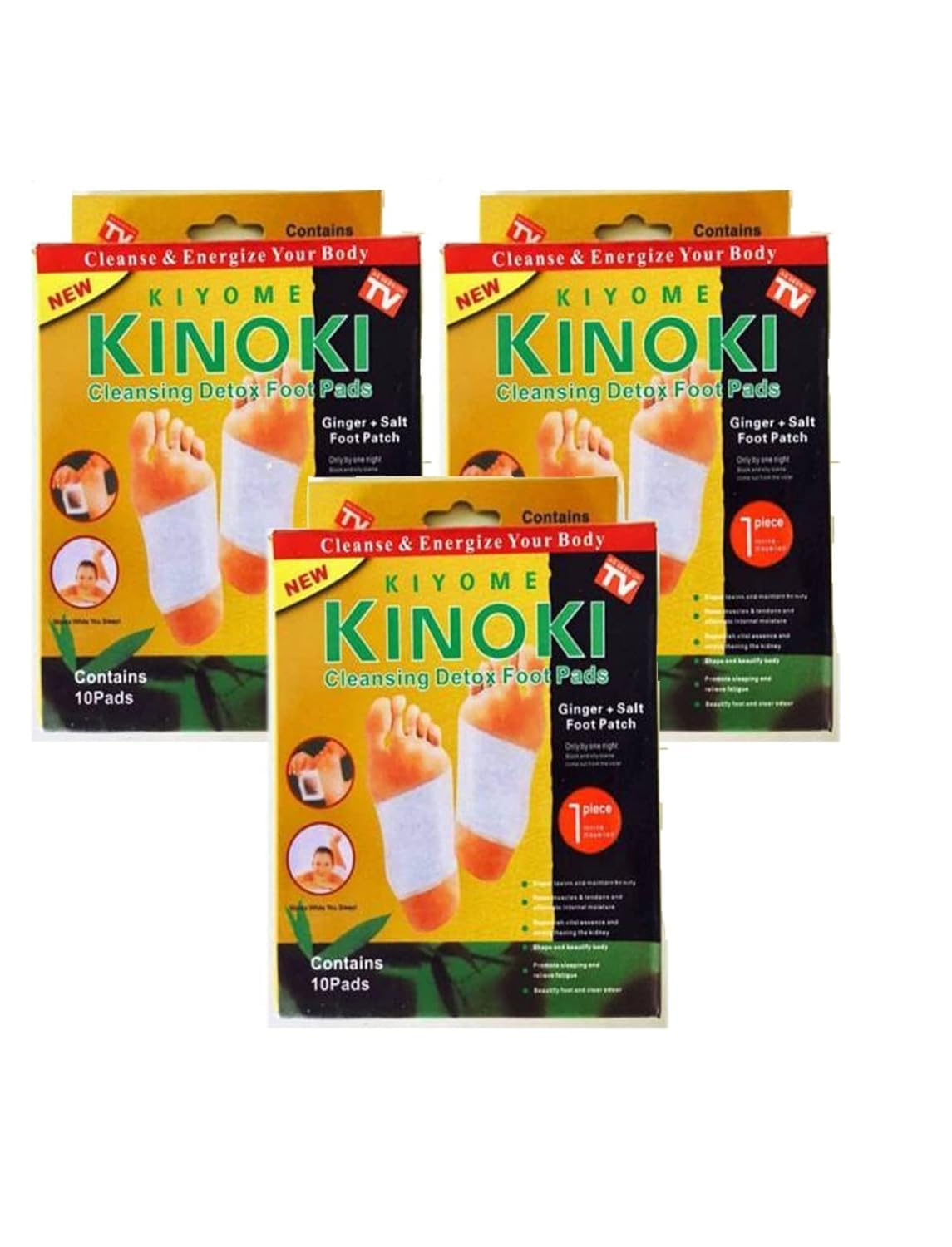 AK Organic Kinoki Detox Foot Patch with Adhesive Sheets | Natural Herbal Foot & Body Detox Patches for Relaxation & Deep Sleep | 20 Foot Patches + 20 Adhesive Sheets (2 Boxes)-image-35