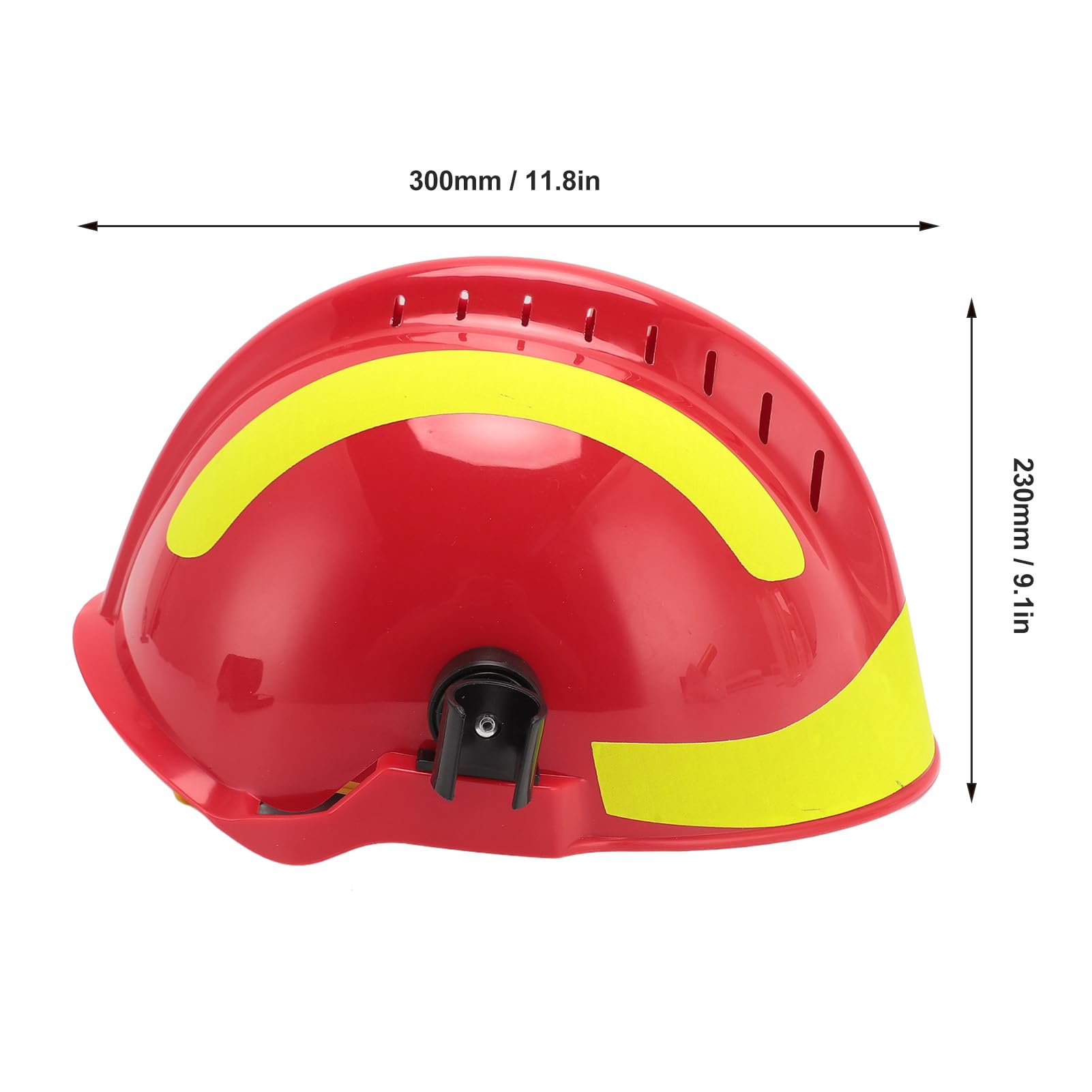 Casque de sécurité, Casque de sauvetage résistant aux chocs Casque de sécurité à ventilation réglable Casque de sécurité résistant à la chaleur pour la construction (rouge)