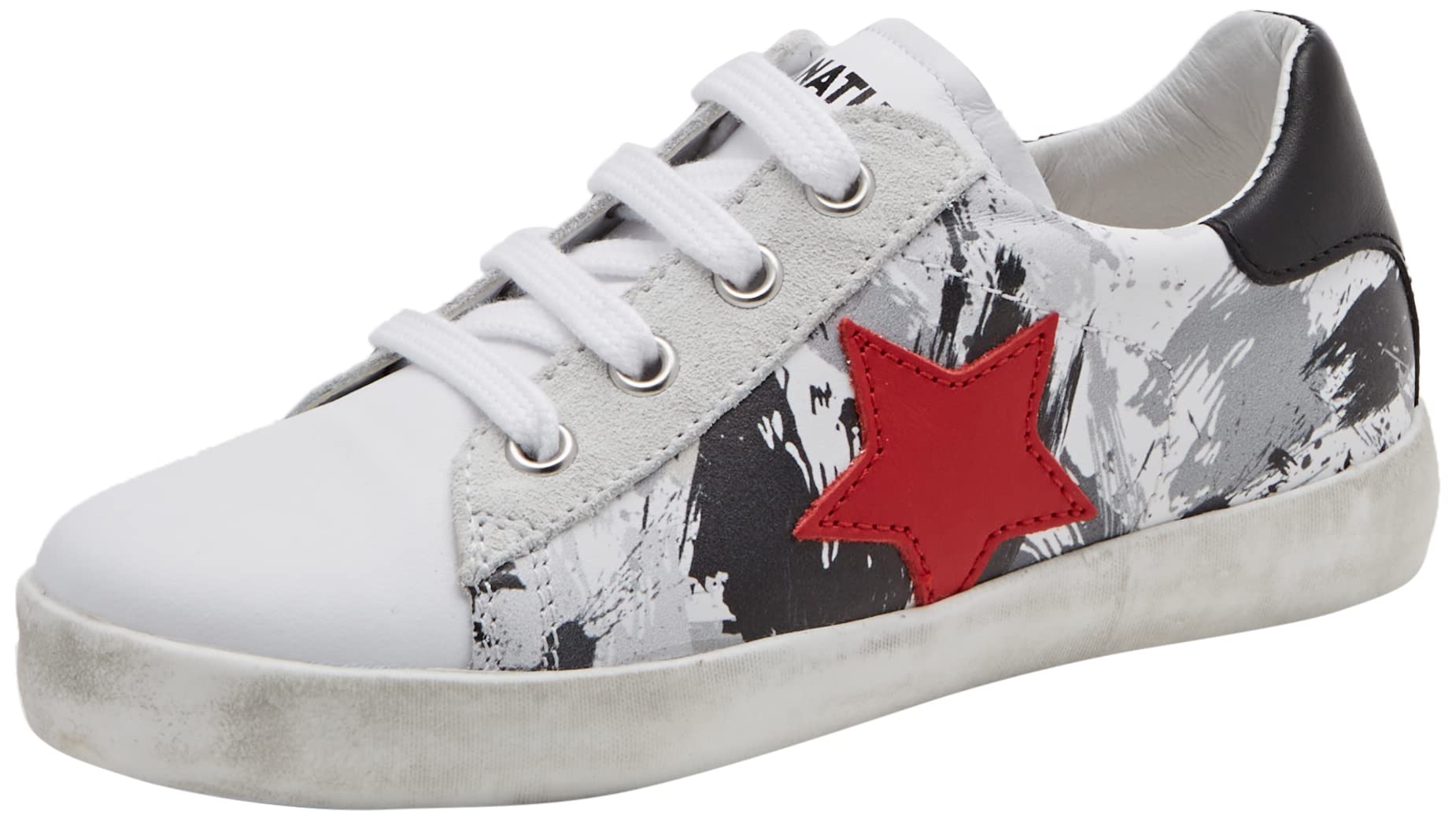 Naturino Annie Zip Children's Shoes White Black 27 EU, White Black