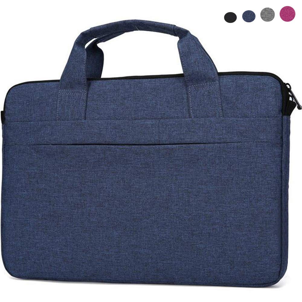 15.6 Inch Laptop Briefcases Carrying Bag with Handle Compatible with Acer Aspire 5/Acer Aspire E 15/Acer Predator Helios 300, MSI LG ASUS HP Laptop Bag 15.6 Inch Dark Blue 1853