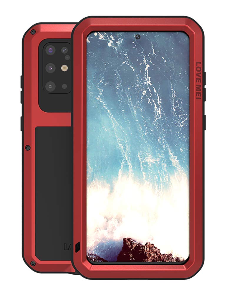 Coque Samsung S20 Plus antichoc intégrale rouge anti-poussière - 8