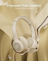 Vista 4 de JIAMQISHI Auriculares Inalámbricos con Cancelación de Ruido AI y Micrófono Bluetooth - Auriculares Bluetooth V5.2 con Dongle USB y Micrófono