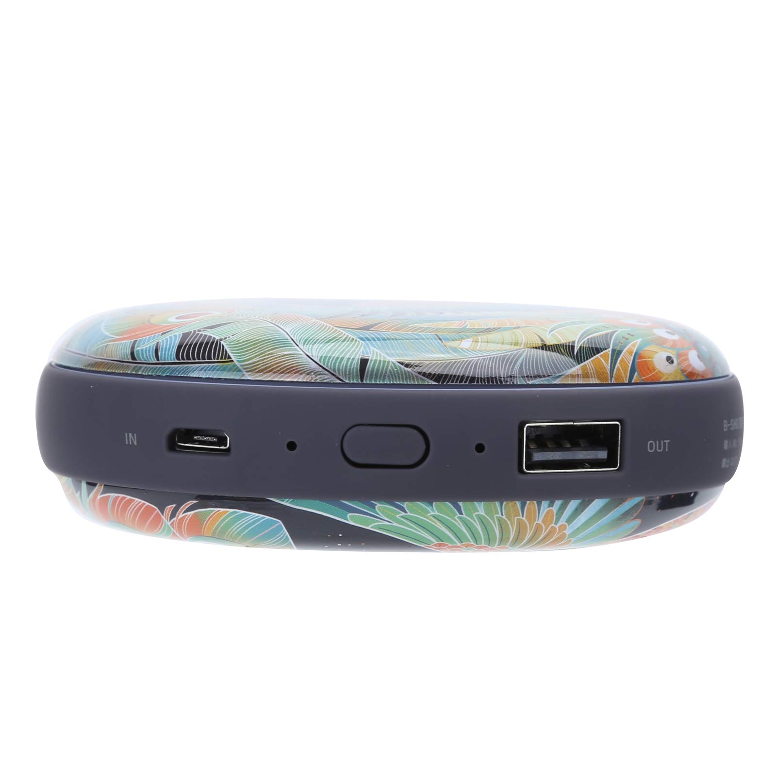 Cocoarm Chauffe-Mains Chauffe-Mains Portable Chauffage électrique 6000mAh ABS Alliage d'aluminium 104 à 140F Chauffage Double Face 2 Niveaux Banque d'alimentation Miroir pour Voyage Camping Ski