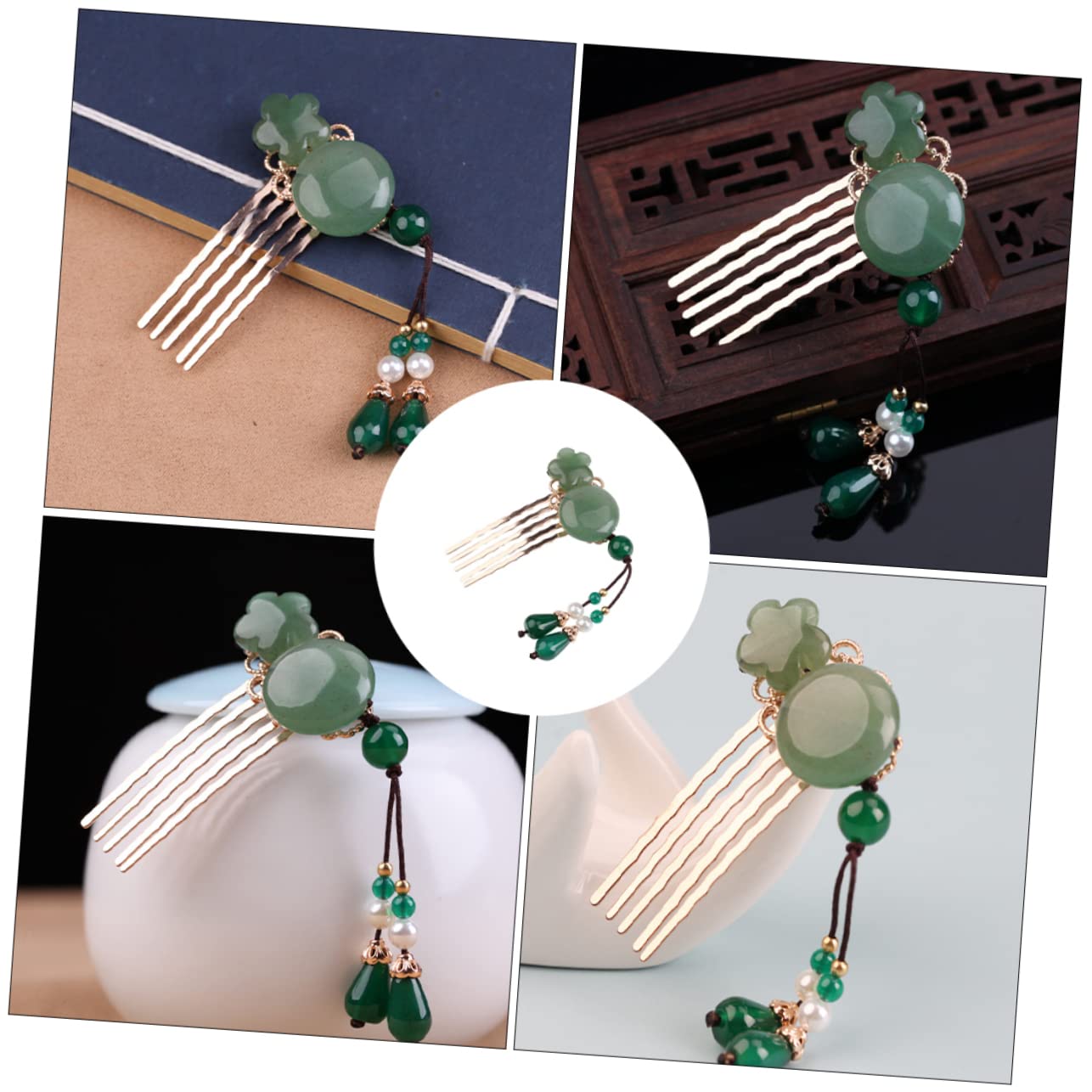 MAGICLULU 3 Stück Retro-stil Haarnadel Elegante Hochsteckfrisur Kamm Haarschmuck Hochzeit Haarnadel Für Frauen