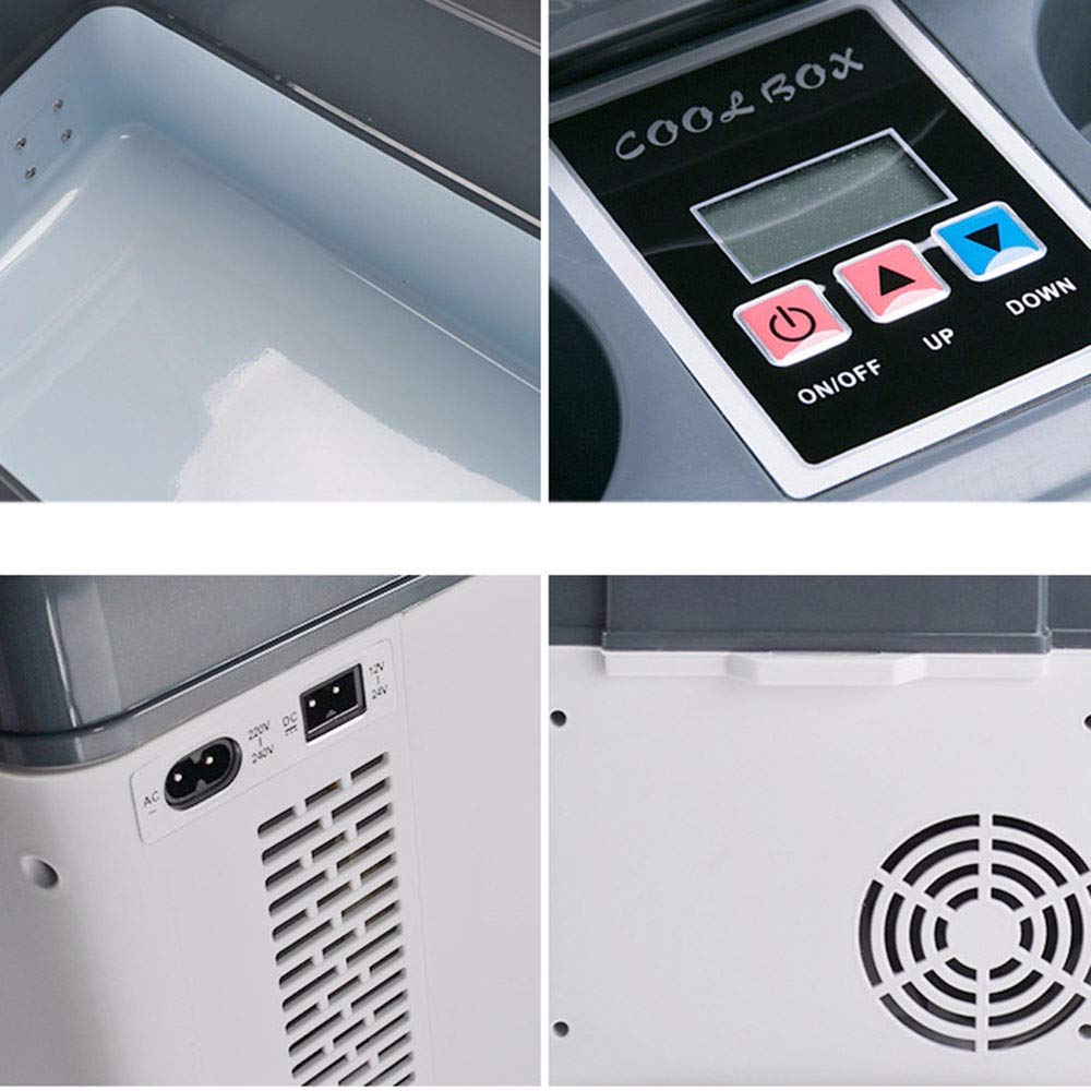 Congelatori pozzettolectric Cool Box 20 L Coolbox Caldo e Freddo di Grande capacità per Auto - Frigorifero Portatile per Auto Mini Frigorifero Perfetto per i Viaggi e Il Campeggio
