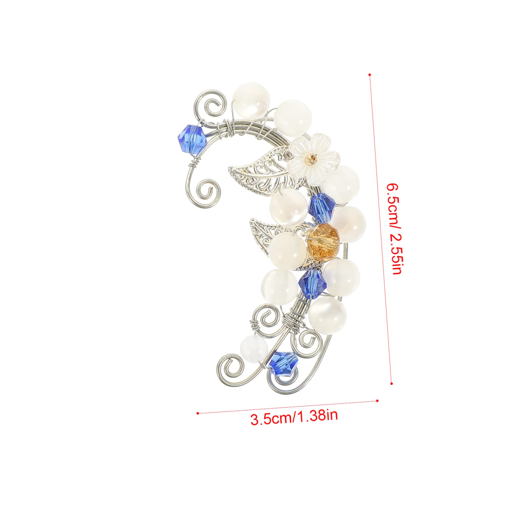 1 Pair Fairy Ear Leaf Earrings Women Non Piercing Earring Cuffs Fashion Accessories for Teen Girls