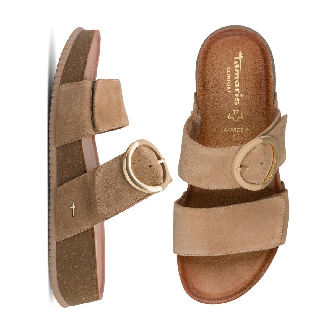 Tamaris Tamaris Comfort Damen Wedge/Plat Mule Multiadjustable Plate-formeFemme