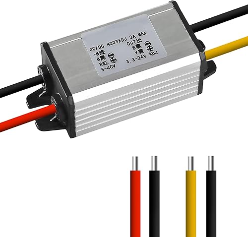 Convertidor de 8-40 V a 3-24 V CC Voltaje de alimentación del automóvil, impermeable DC 8-40V reductor a CC 3-24V 3A Regulador de voltaje disponible en Yaxa Costa Rica