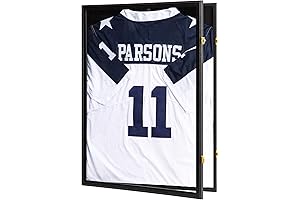 Frame Jersey Display Case - Black Shadow Box to Preserve Your Sports Memorabilia