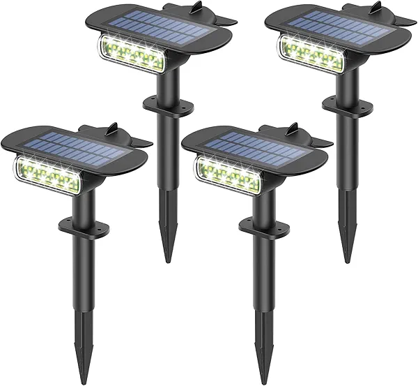 Latband 2025 Upgraded Solar Lights Outdoor Waterproof IP68, 36 LEDs 3 Lighting Modes Solar Spot Lights Outdoor Yard Garden Landscape Pathway with Auto On/Off for Driveway Porch 4 Pack (Cool White)