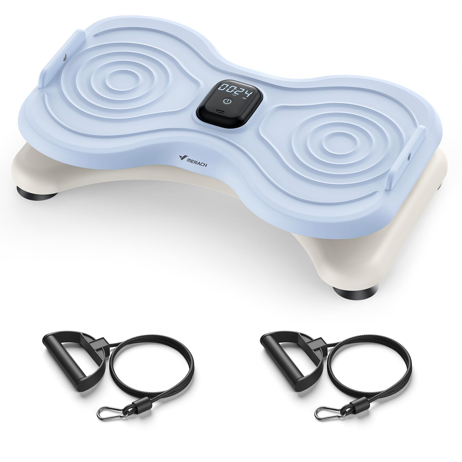 MERACH Waist Twister Machine Exercise, Waist Twister Fitness Tool with Display Counter, Exercise Twist Board for Slim Waist and Belly Fat, Noiseless Home Gym Workout Equipment for Women & Men (Blue)