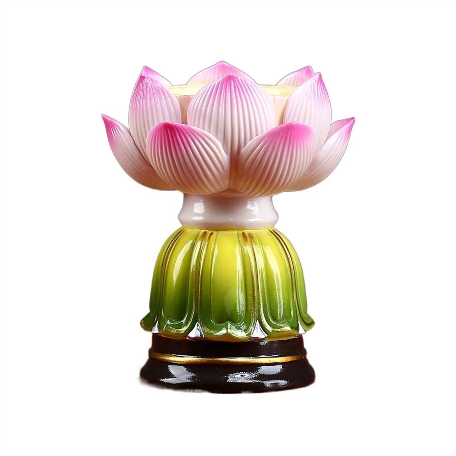 Candle Holder Ceramic Candle Holder, Exquisite Lotus-shaped, Home Table Decoration, Fragrance Decorate Candlestick