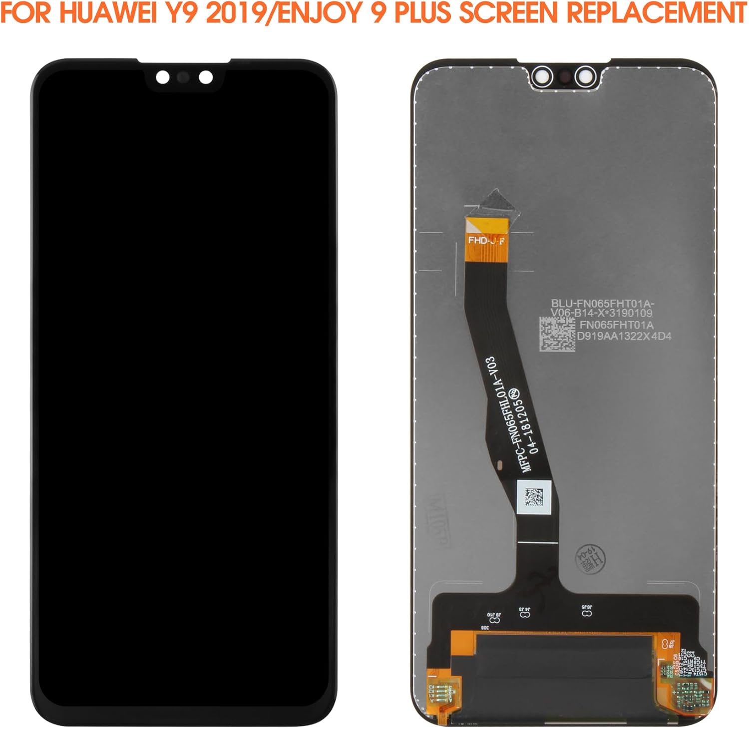 Screen for Huawei Y9 2019 Screen Replacement for Huawei Enjoy 9 Plus LCD Screen JKM-LX1,JKM-LX2 Touch Display Digitizer Assembly Repair Parts(Black Not Fit Y9 Prime 2019)