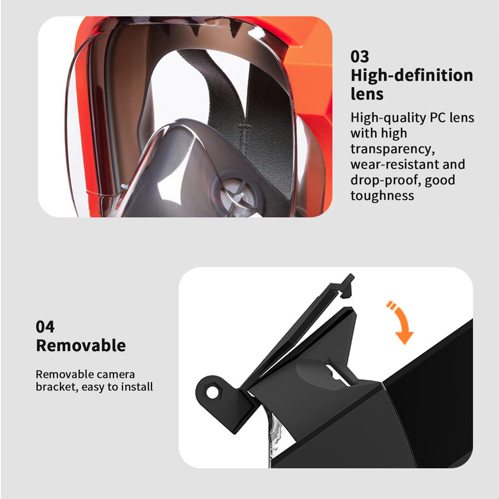 Máscara de Snorkel Adulto Equipo Facial Completo Antigoteo con Visión | Máscara Snorkel Facial Completa Adultos Para Buceo, Natación En Piscina, Viaje Subacuático, Mujeres Y Hombres