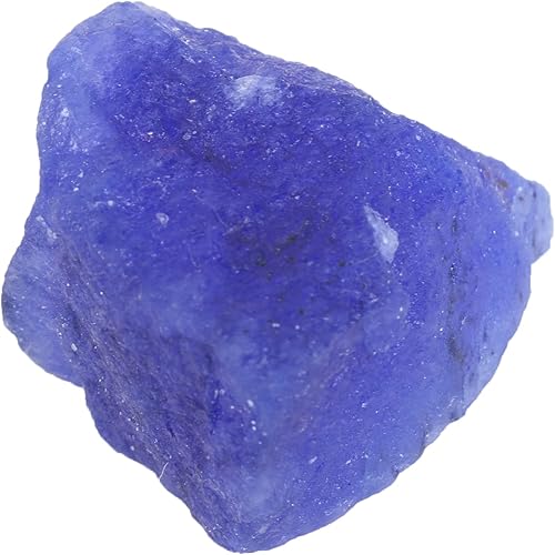 REAL-GEMS 31 Ct. piedra preciosa suelta áspera áspera de zafiro azul real natural para AXA-457 lapidario, Gema, azul