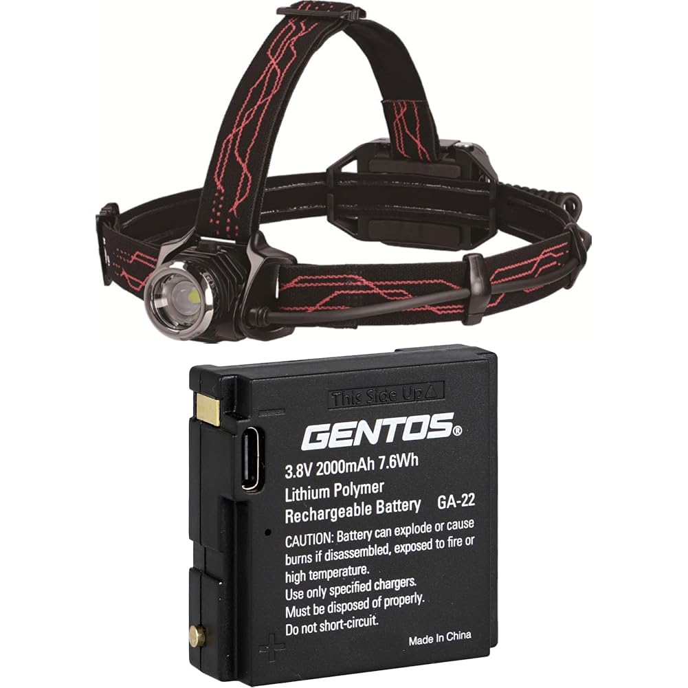 Amazon.co.jp: 【セット買い】 GENTOS(ジェントス) LED ヘッドライト