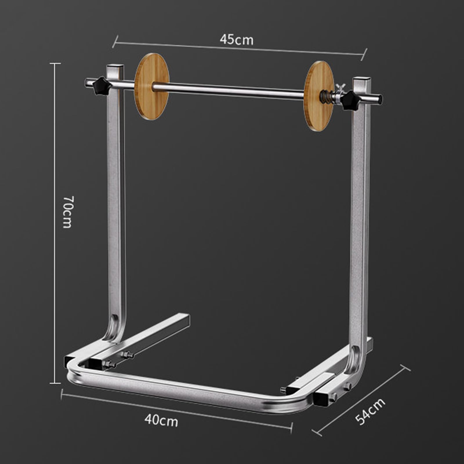 Soporte dispensador de plástico de burbujas, soporte manual resistente con control de tensión, base antideslizante para envíos de almacén