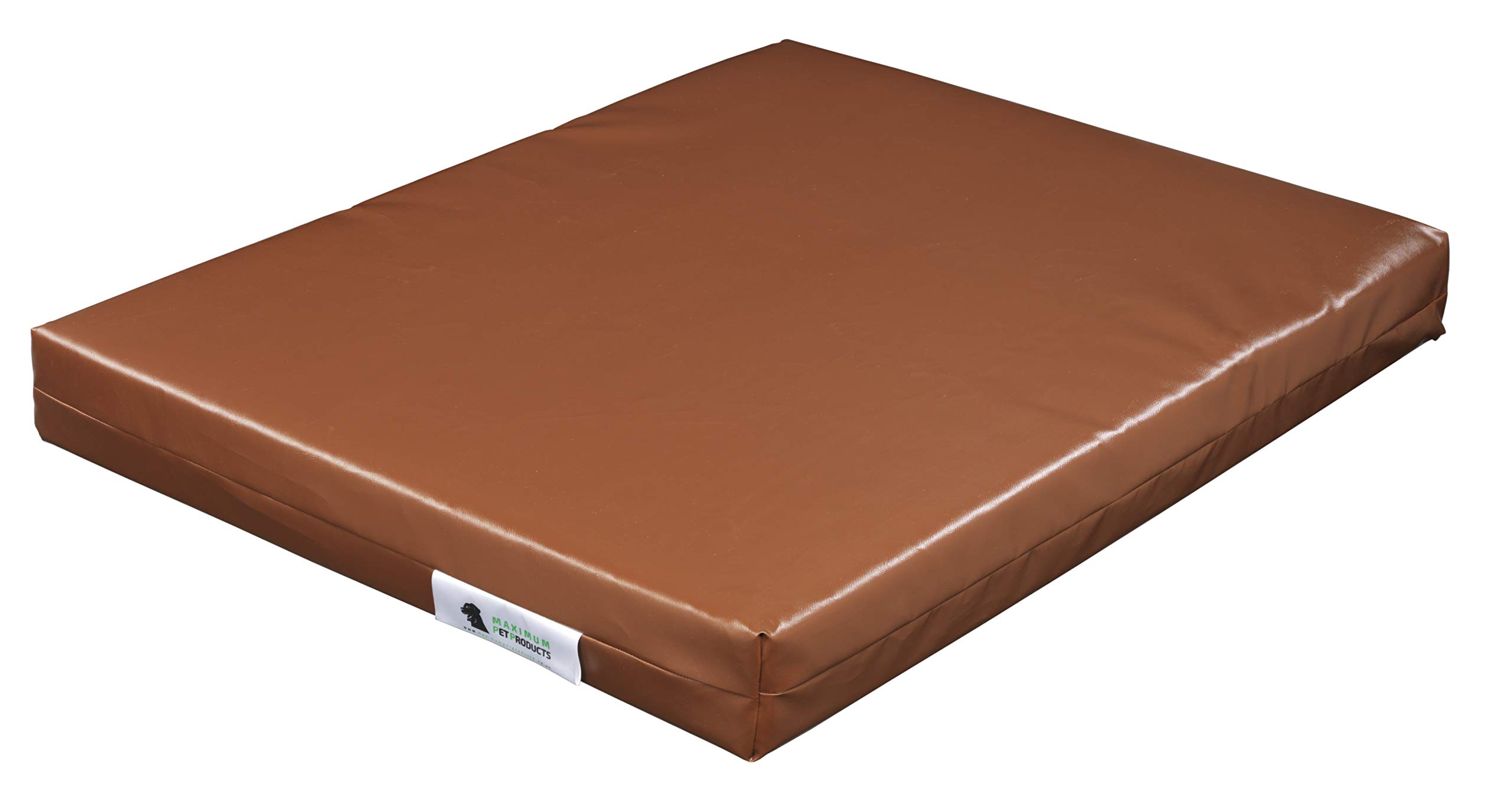 Maximum Pet Products Tough chew waterproof dog bed (Large, Brown) 100cm x 80cm x 10cm โ image 1