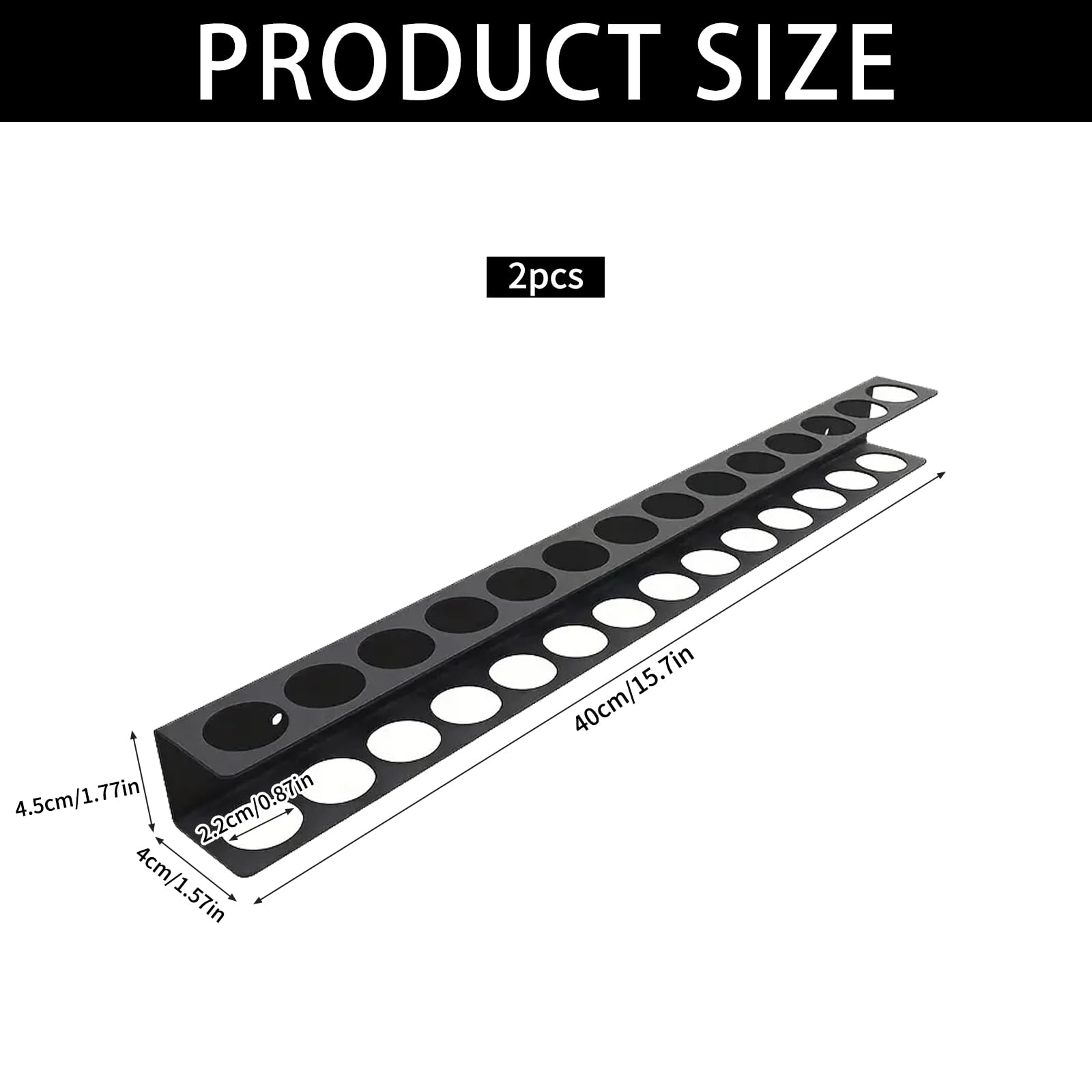 Organizer per Cacciaviti,2 Pezzi Supporto per Cacciavite,Organizer per Utensili Manuali,Rack per Cacciaviti,Organizzatori e Stoccaggio di Utensili Manuali per Officina,per Garage
