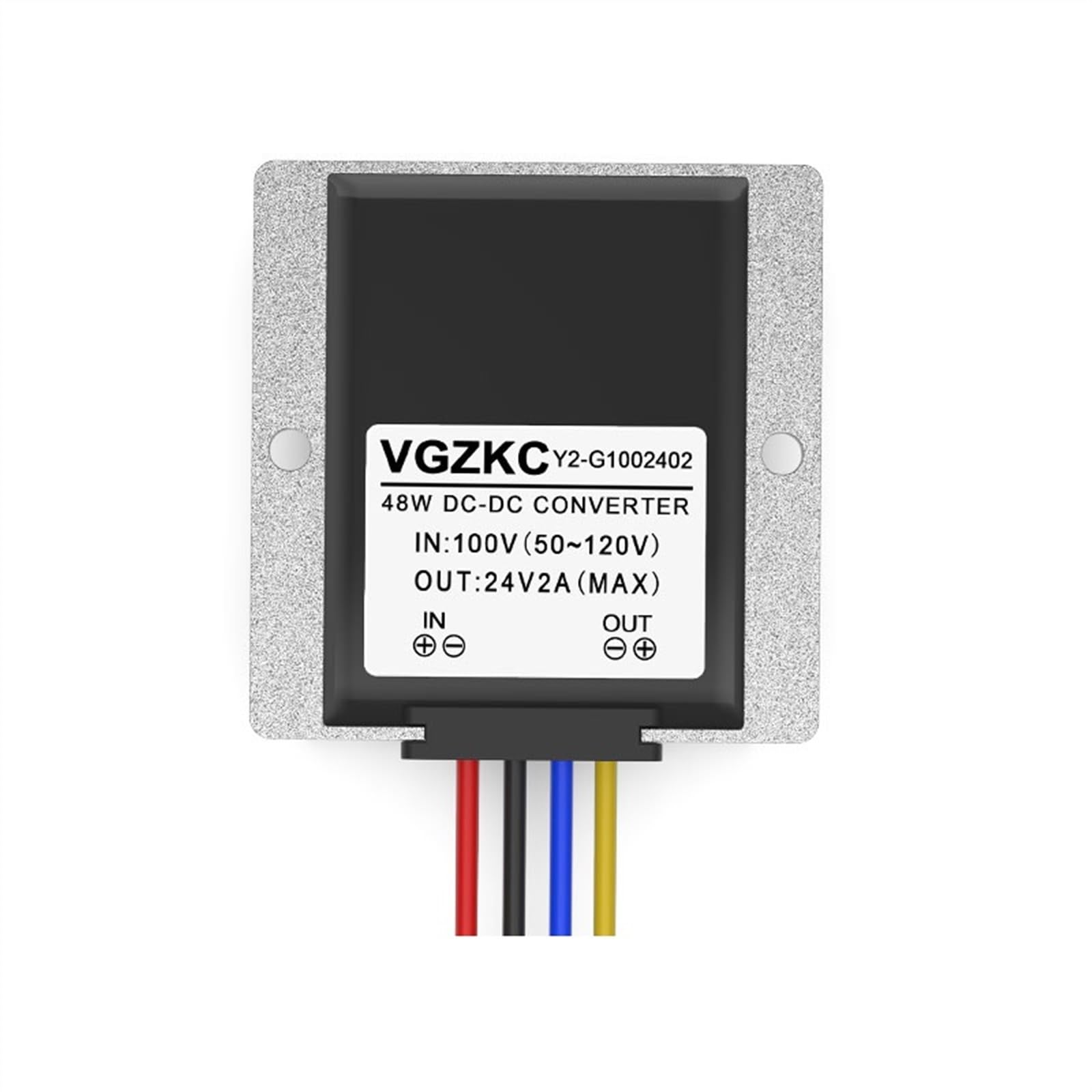MGIMGFKZD DC-DC Fully Isolated 36V48V60V72V80V100V to 24V 1A~10A Automotive DC Step-Down Power Converter(30-72v to 24v 2a-01)