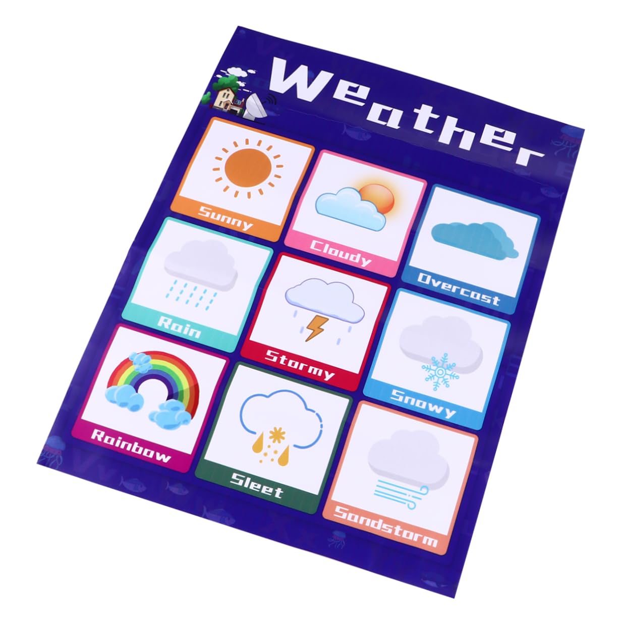 Angoily Tableau Éducatif Mural pour Tout-petits Alphabet Garçon Fille en Pp Colle Arrière, Facile à Utiliser et Apprentissage Ludique pour Garçon et Couleur Aléatoire Plusieurs styles