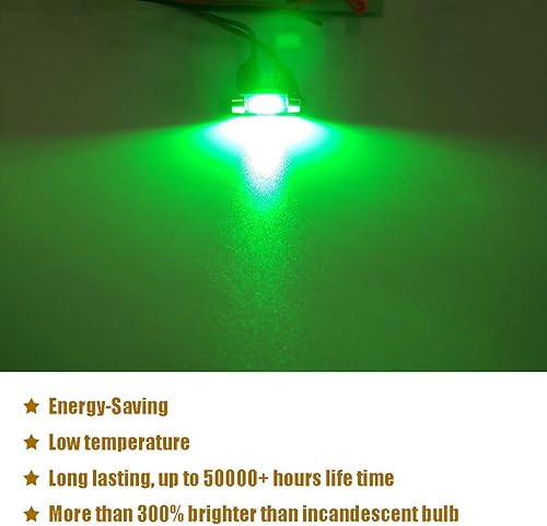 Miniatura 2 de iBrightstar 211-2 212-2 578 Festoon de 9-30V - Focos LED de 1.61pulgadas (41mm) extremadamente brillantes y sin errores para luces de interior, de