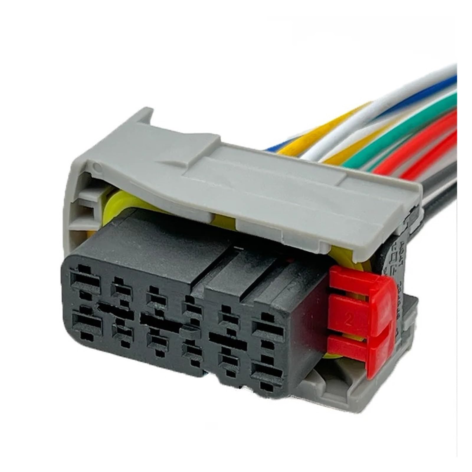 Wasserdichter Stecker-Kabelbaum | 1 Satz 12-polige 284849-1 Steuerprogramm-Hybridbetrieb-Harnstoffpumpe, elektrische Anschlüsse, Kabelbaumstecker 284848-2
