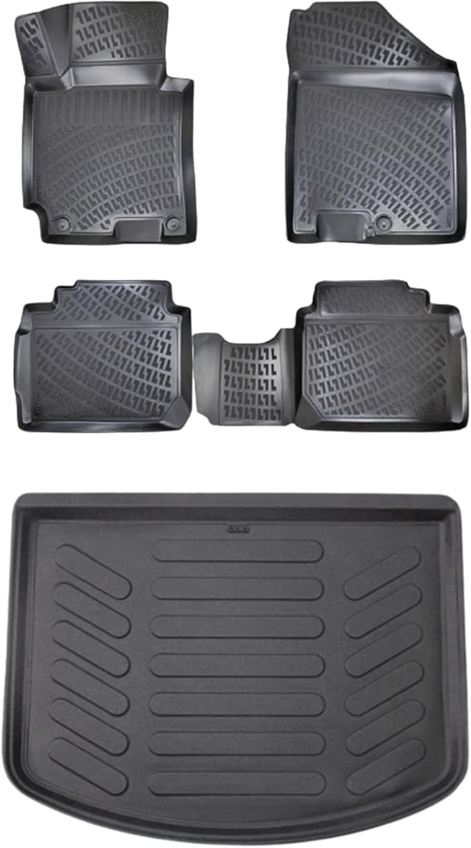 EHİLTEK EHİLTEK OTOMOTİV All Weather Rubber Car Floor Mats with Cargo
