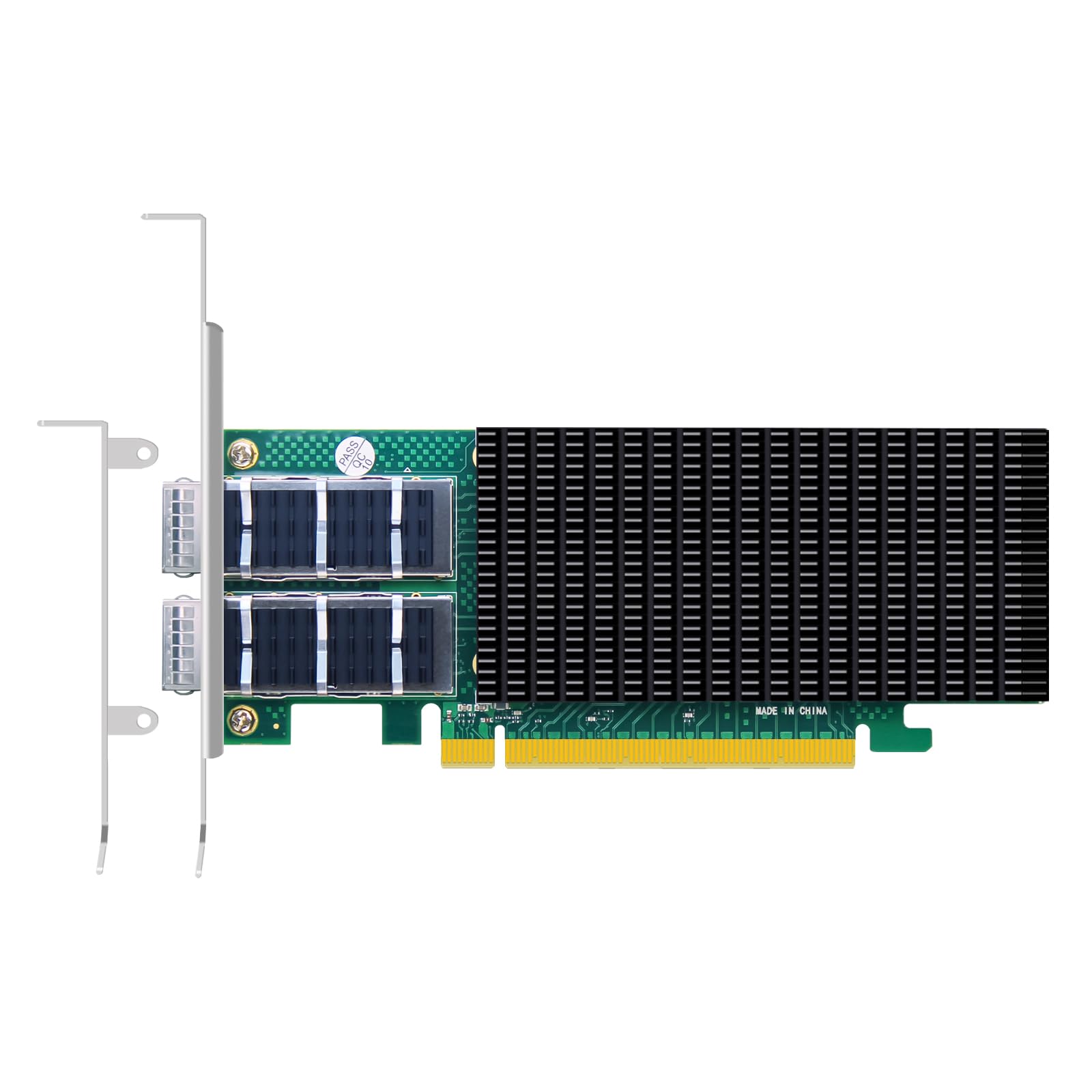 GLOTRENDS ST7339 2-Port 100Gb QSFP28 Network Card with Intel E810-CAM2 Controller, RDMA iWARP & RoCEv2, Full Storage & Virtualization Offload for AI Cloud HPC Telecom Data Center